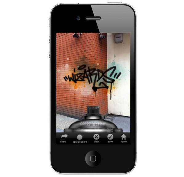 iphone graffiti